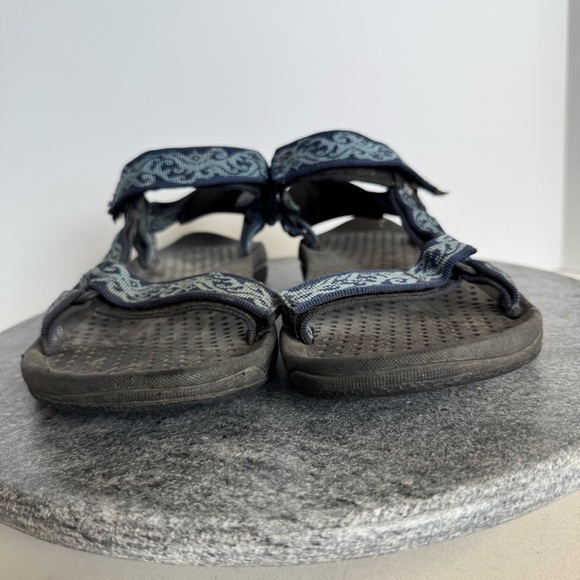 Teva Blue Black Fi 5 Hiking Sandals Shoes Strappy 8 - Picture 4 of 11